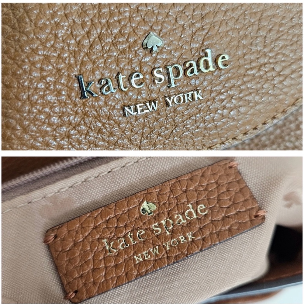 kate spade Pebble Leather Mini Backpack in Tan - Picture 7 of 9